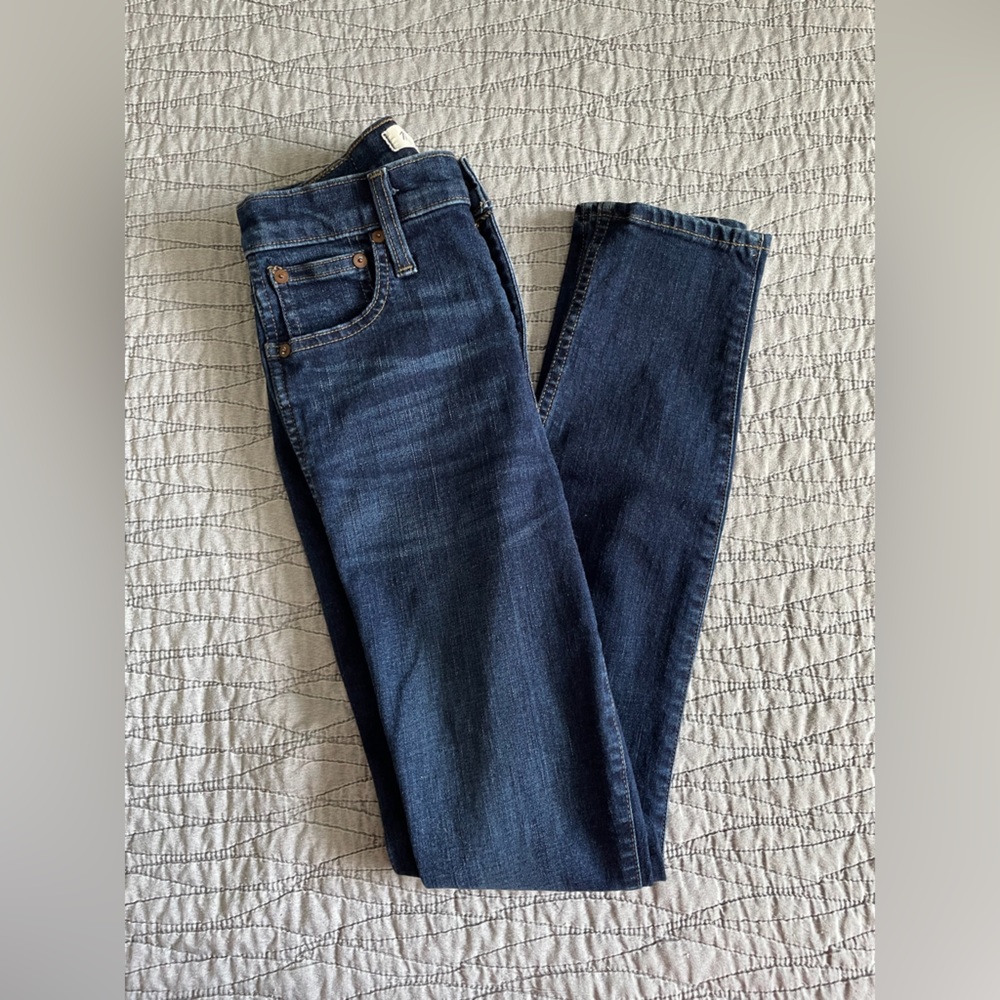 Madewell Dark Wash 10” High Riser Skinny Skinny Jeans Size 25